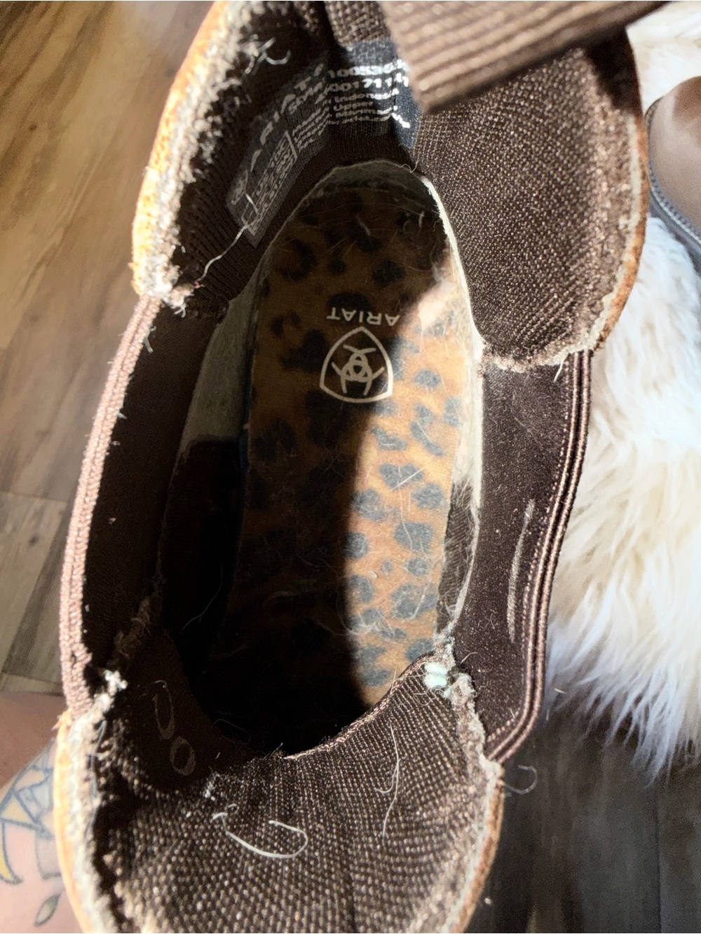🤎 ARIAT // Fatbaby Western Boots // Brown Leather - Picture 4 of 4